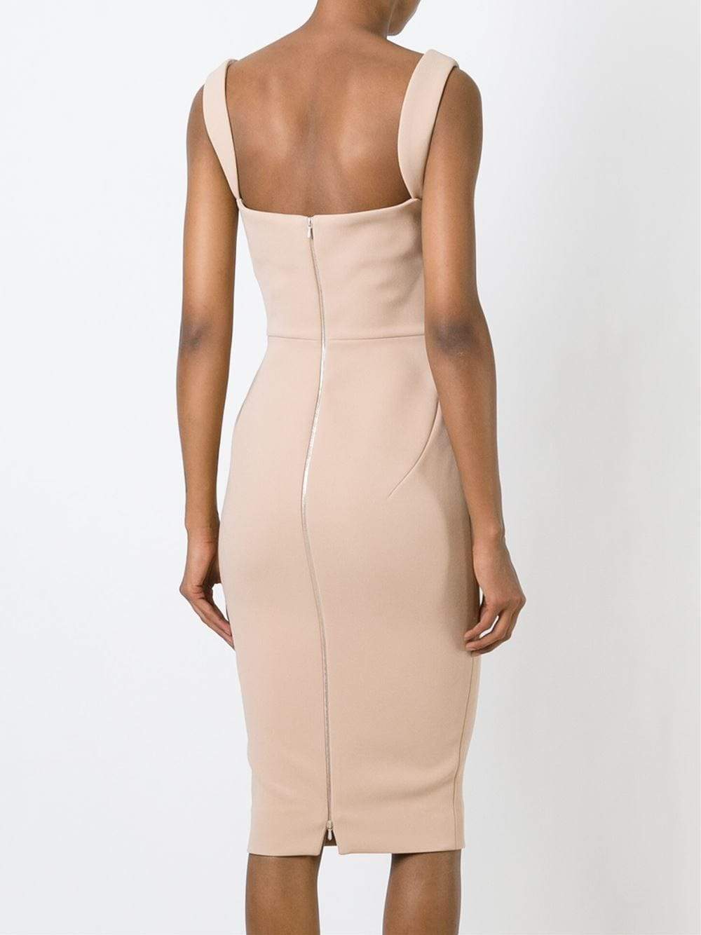 VICTORIA BECKHAM-Curve Cami Fitted Dress-