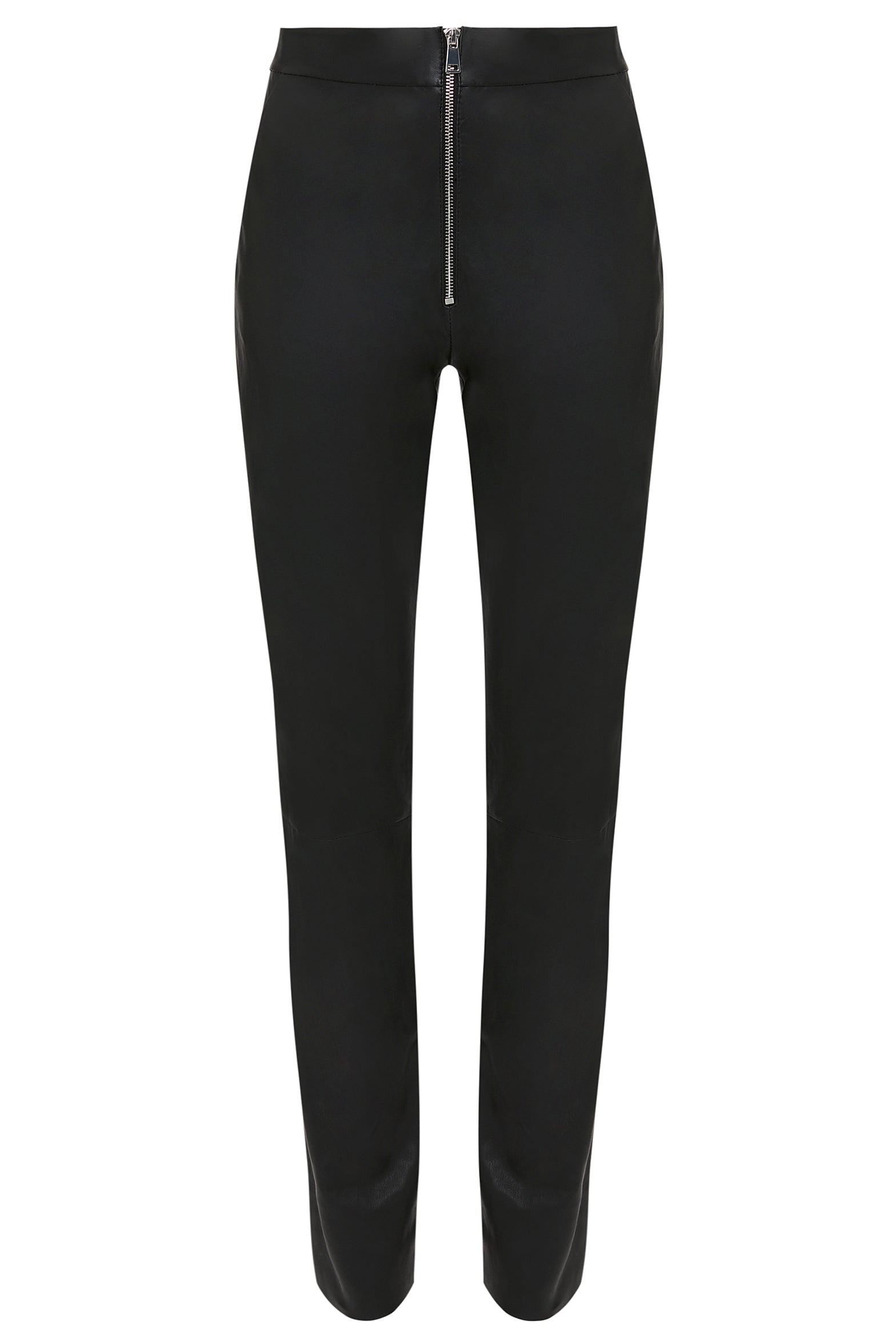 VICTORIA BECKHAM-Stretch Leather Leggings-