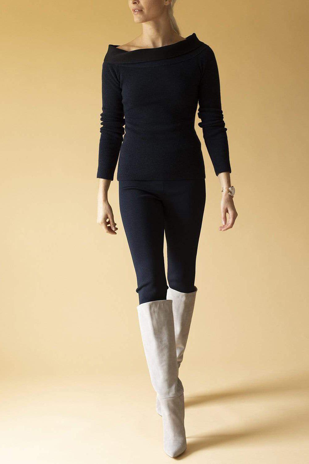 VICTORIA BECKHAM-Compact Shine Legging-