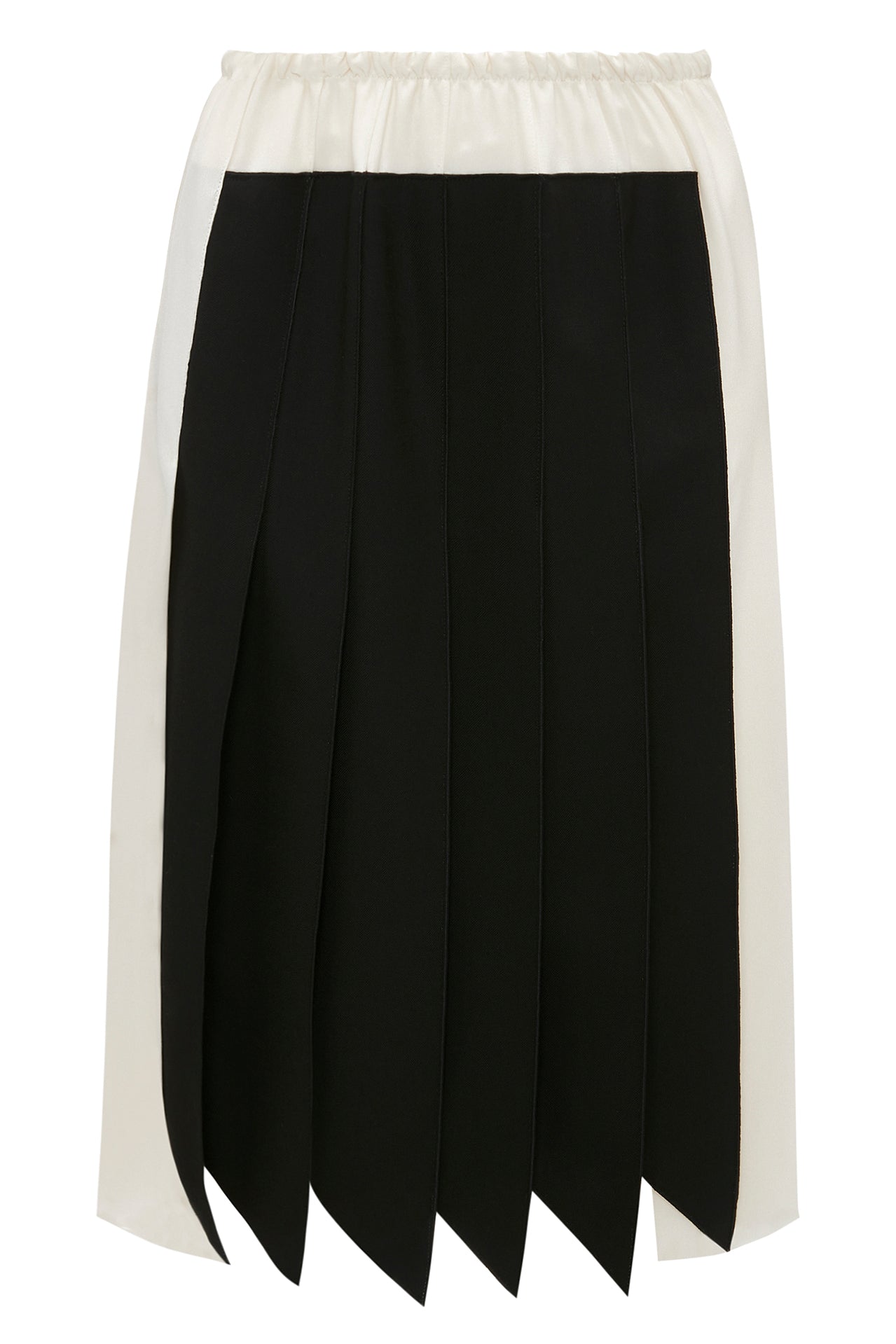 VICTORIA BECKHAM-Pleated Panel Skirt-