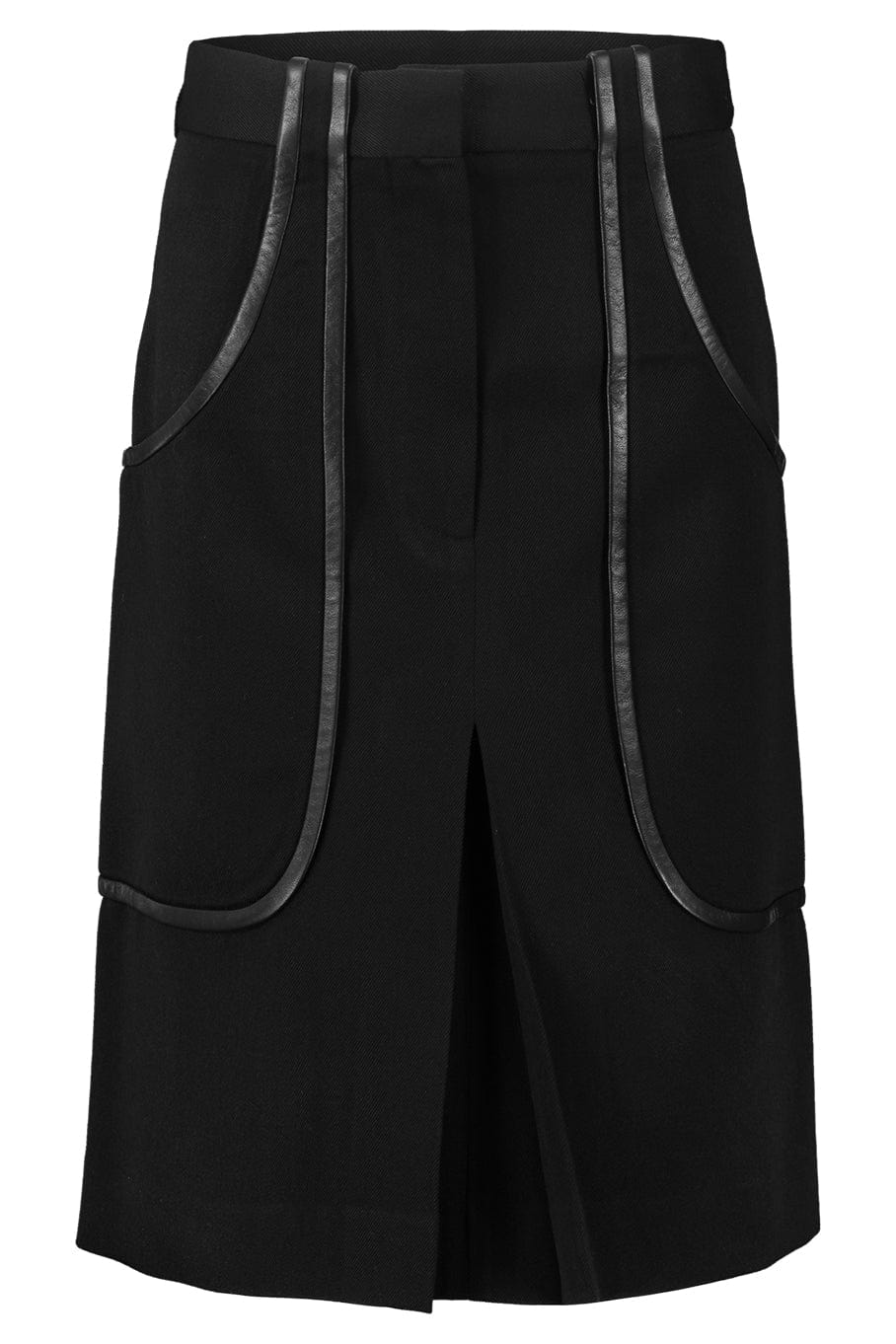 VICTORIA BECKHAM-Patch Pocket Midi Skirt-