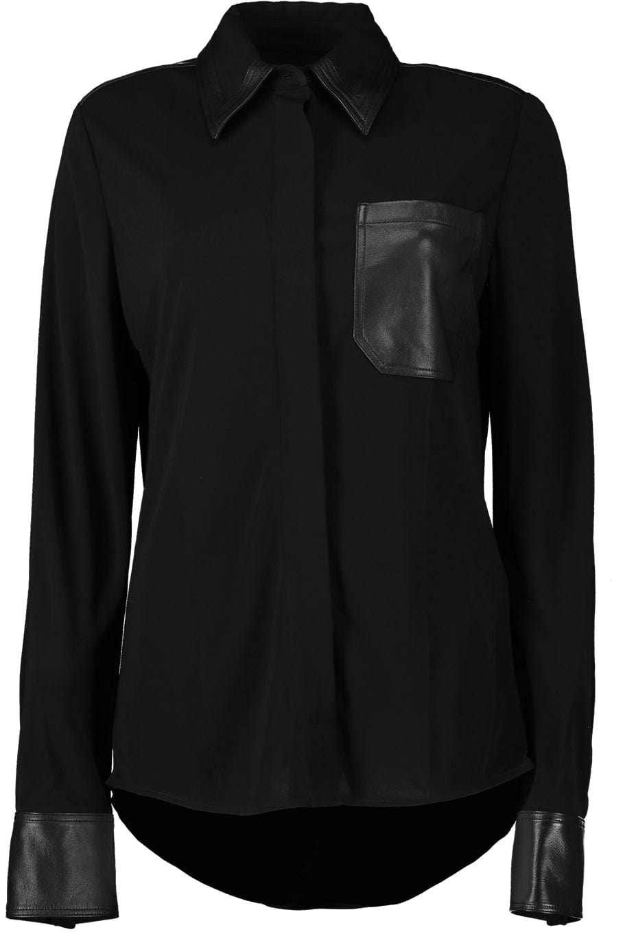 VICTORIA BECKHAM-Pointed Collar Shirt-