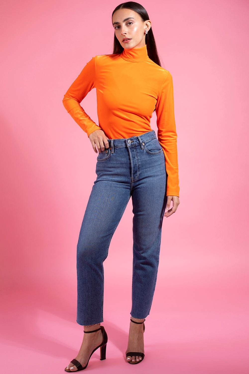 VICTORIA BECKHAM-Polo Neck Sweater-