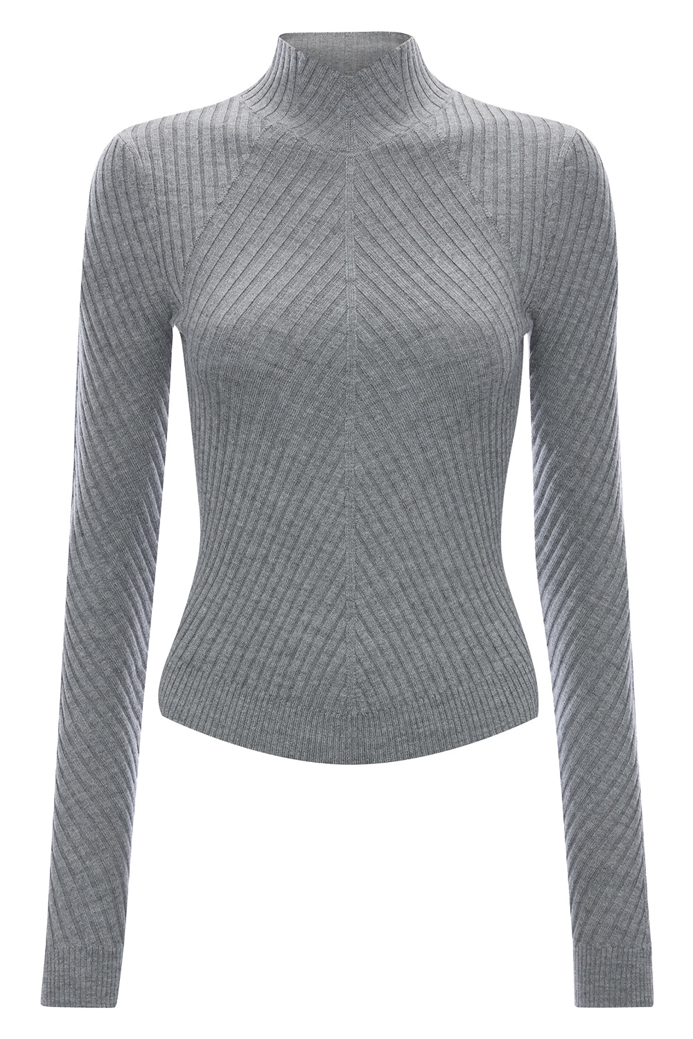 Georgia Jumper-GREY-XS-CLOTHINGTOPKNITS-VICTORIA BECKHAM