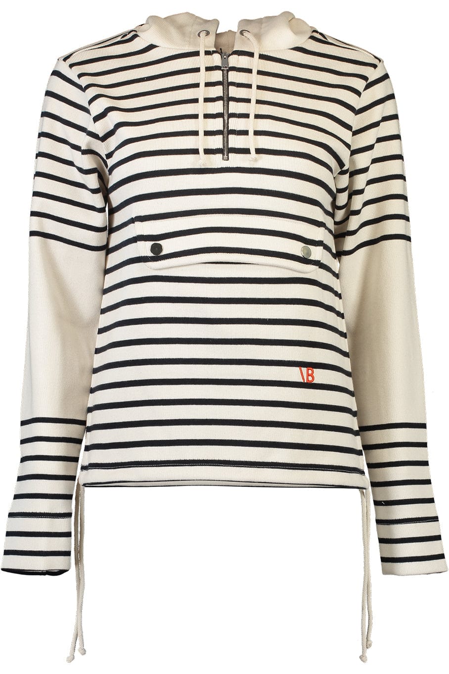 VICTORIA BECKHAM-Front Pocket Hoodie-