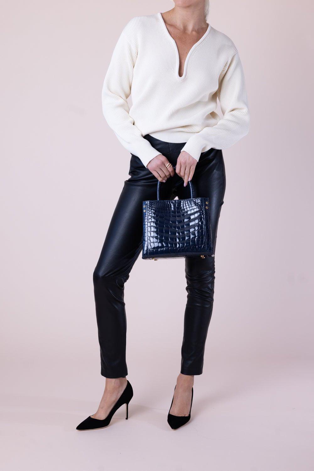 VICTORIA BECKHAM-Frame Detail Shrunken Jumper-