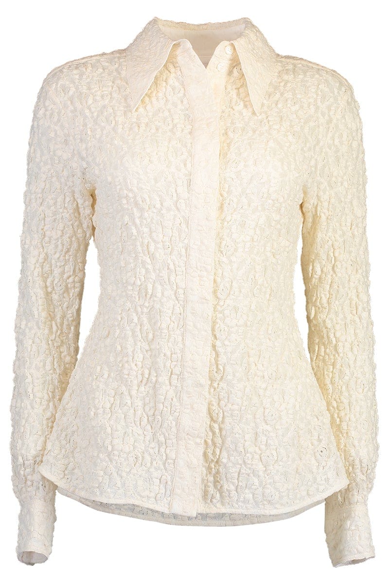 VICTORIA BECKHAM-Fitted 70s Shirt-