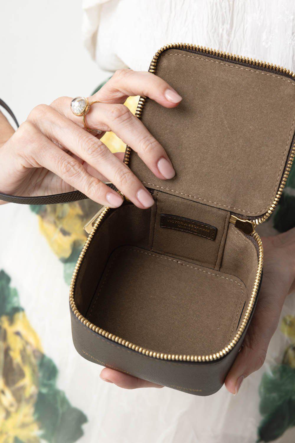 Vanity Micro Clutch - Khaki | VICTORIA BECKHAM – Marissa Collections