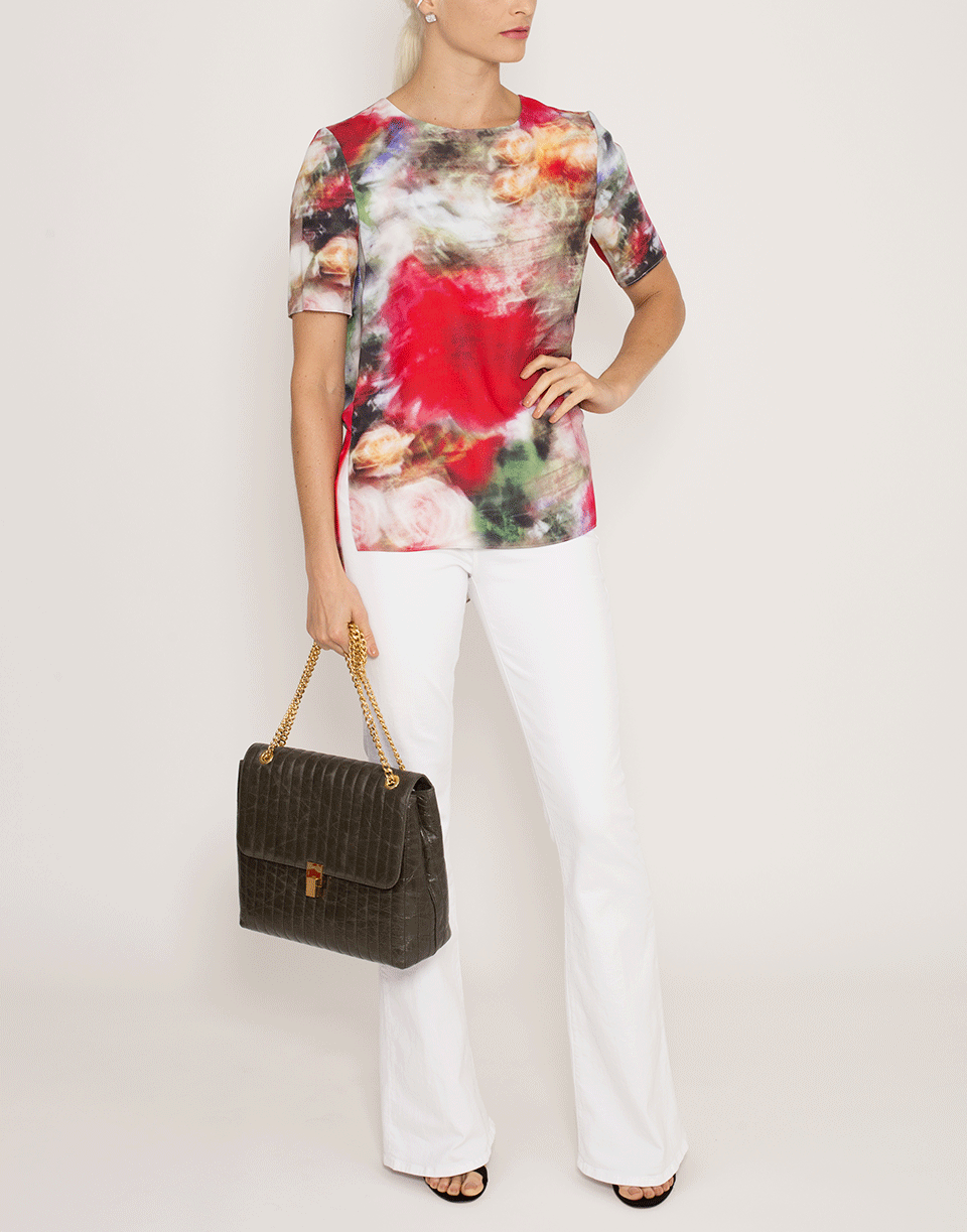 VICTORIA BECKHAM-Quinton On Chain Bag-KHAKI