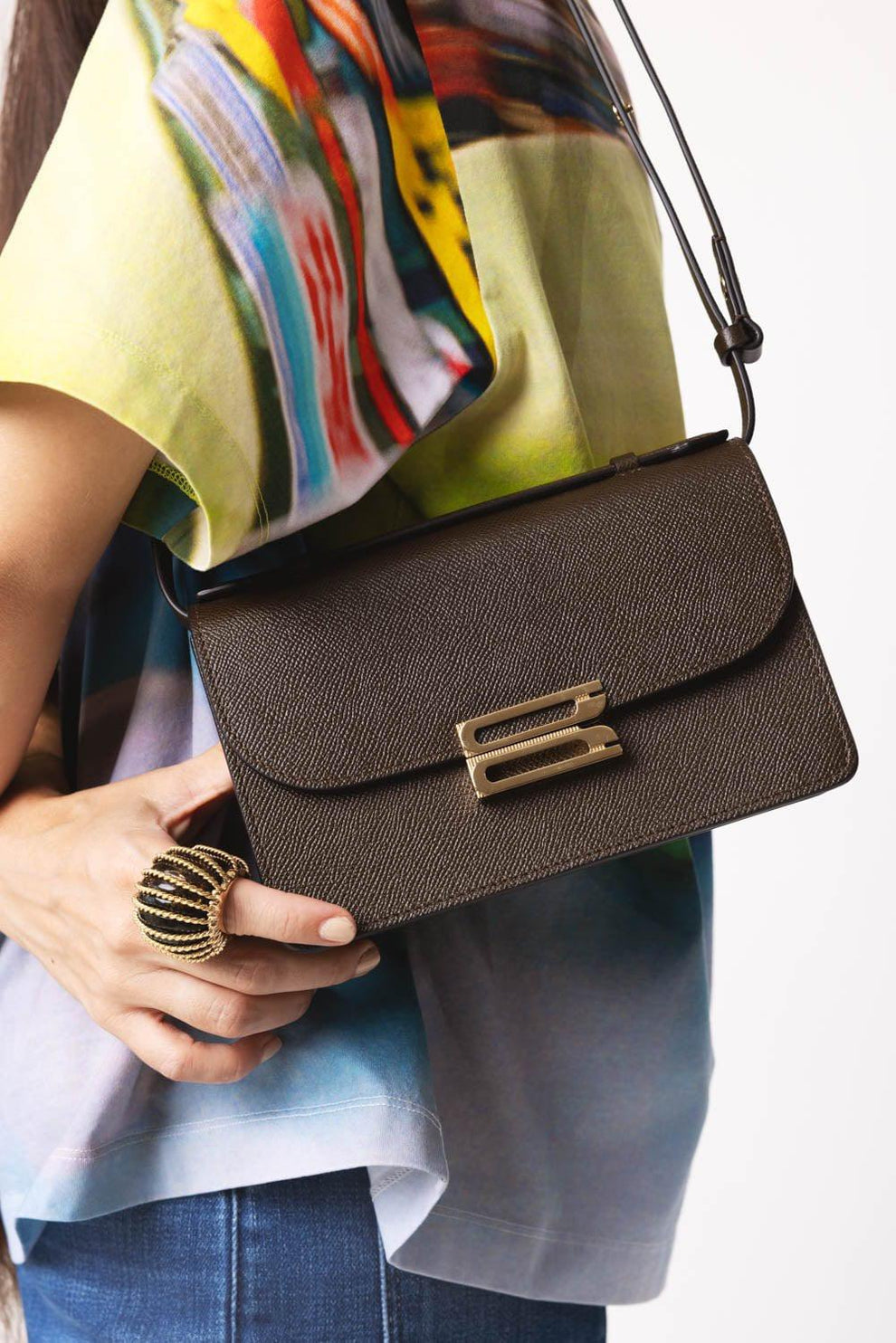 Mini Dorian Bag Khaki VICTORIA BECKHAM – Marissa Collections