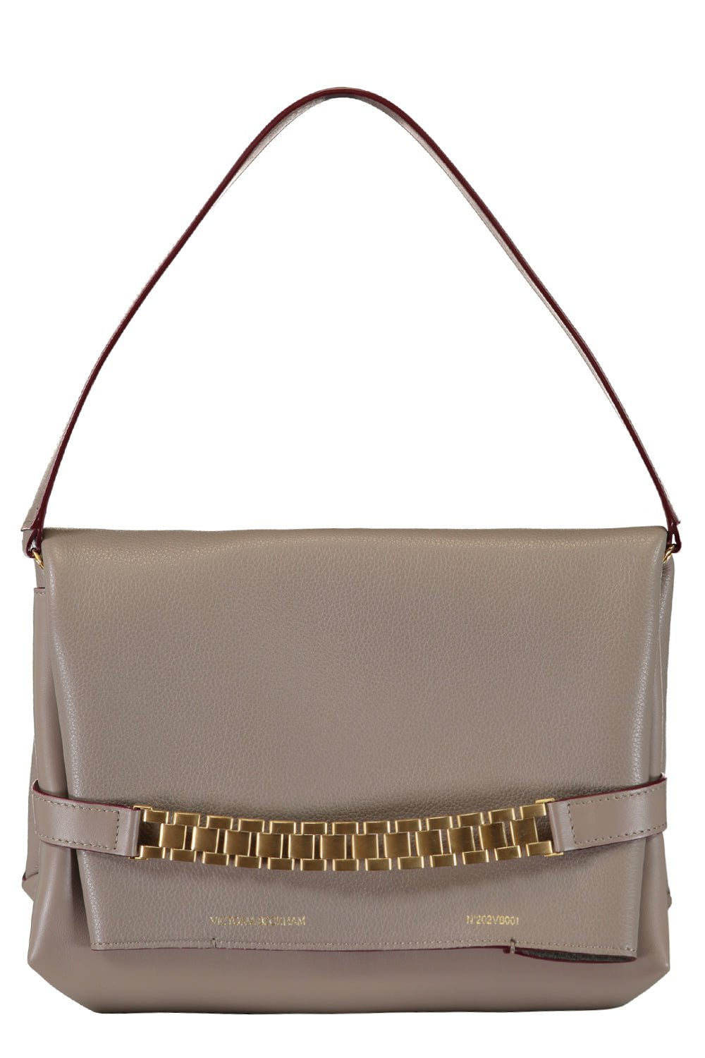 VICTORIA BECKHAM-Chain Pouch Shoulder Bag - Taupe-TAUPE