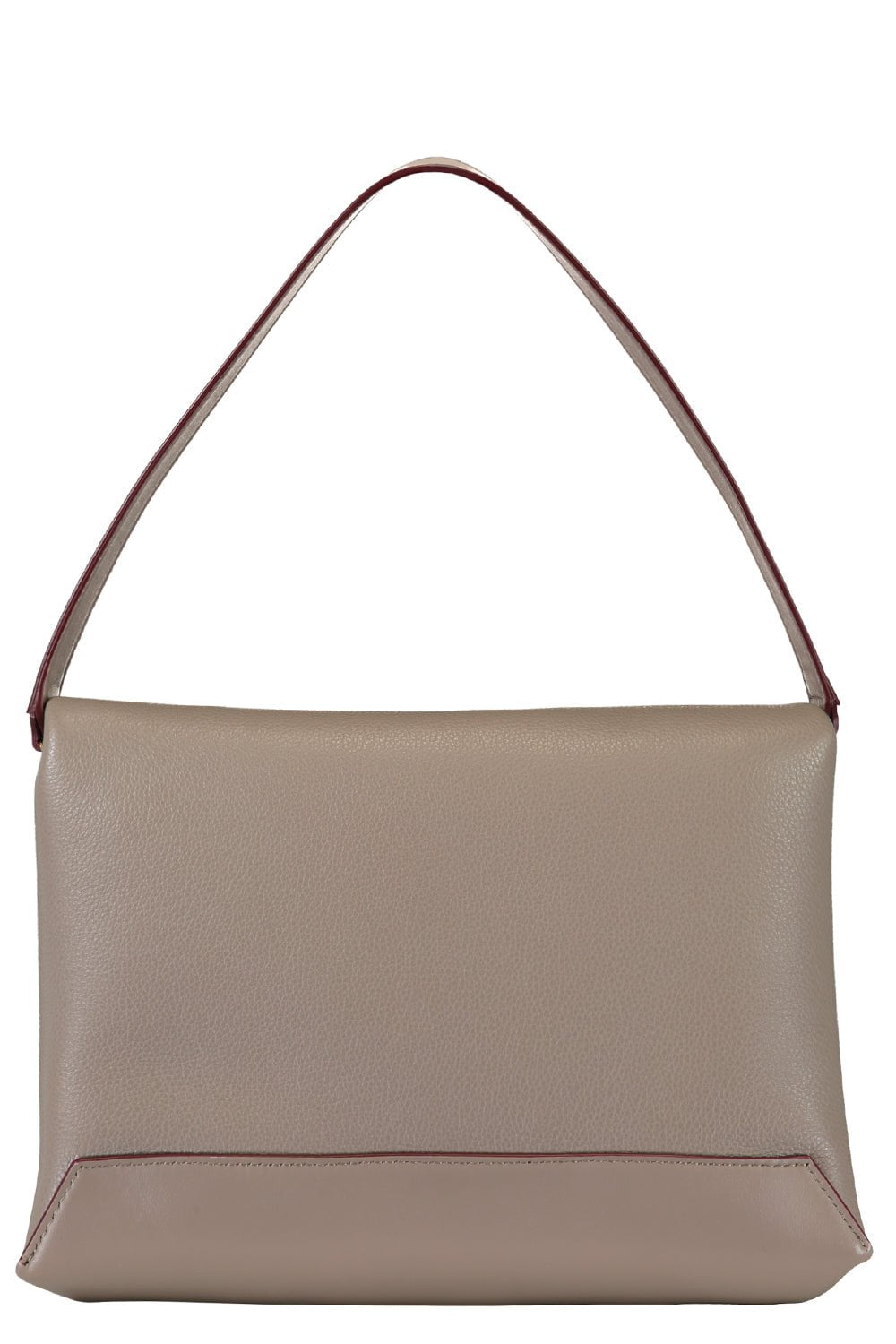 VICTORIA BECKHAM-Chain Pouch Shoulder Bag - Taupe-TAUPE