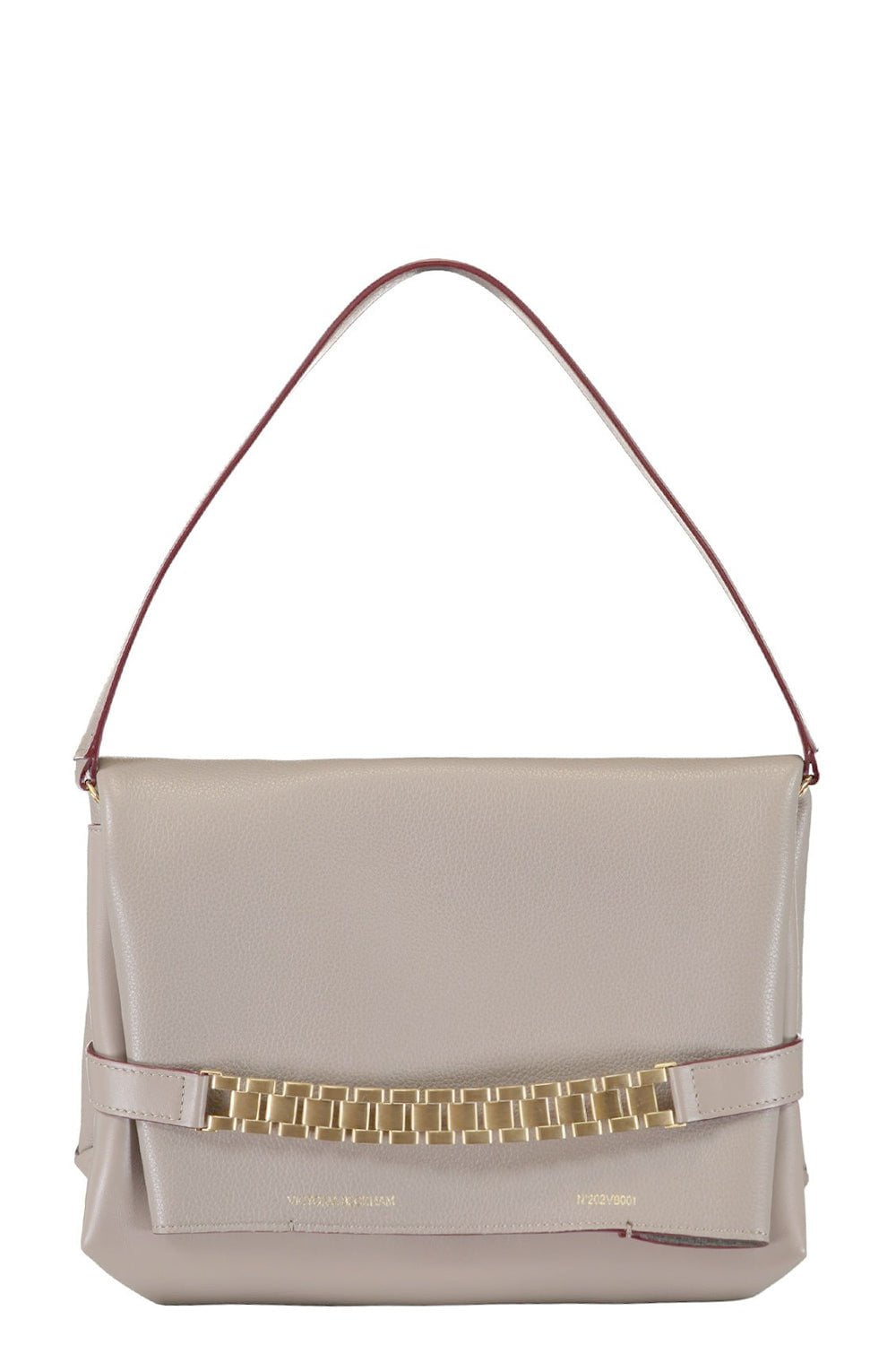 VICTORIA BECKHAM-Chain Pouch Shoulder Bag - Taupe-TAUPE
