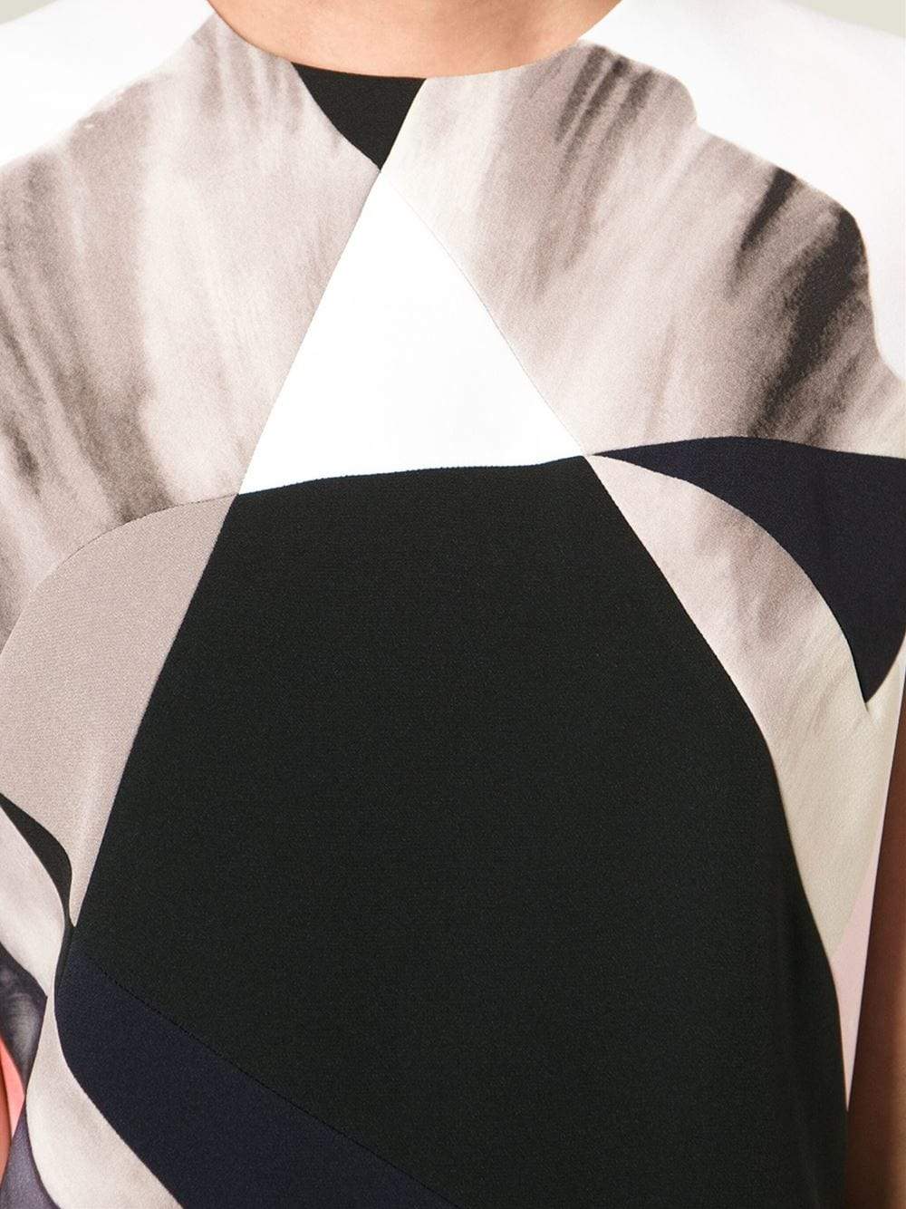 VICTORIA BY V. BECKHAM-Textured Block Shift-