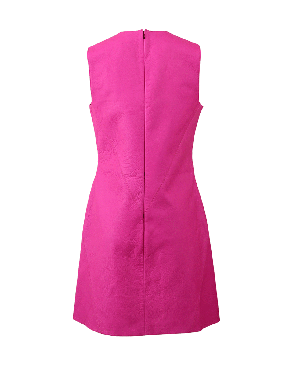 VICTORIA BY V. BECKHAM-A-Line Leather Shift-