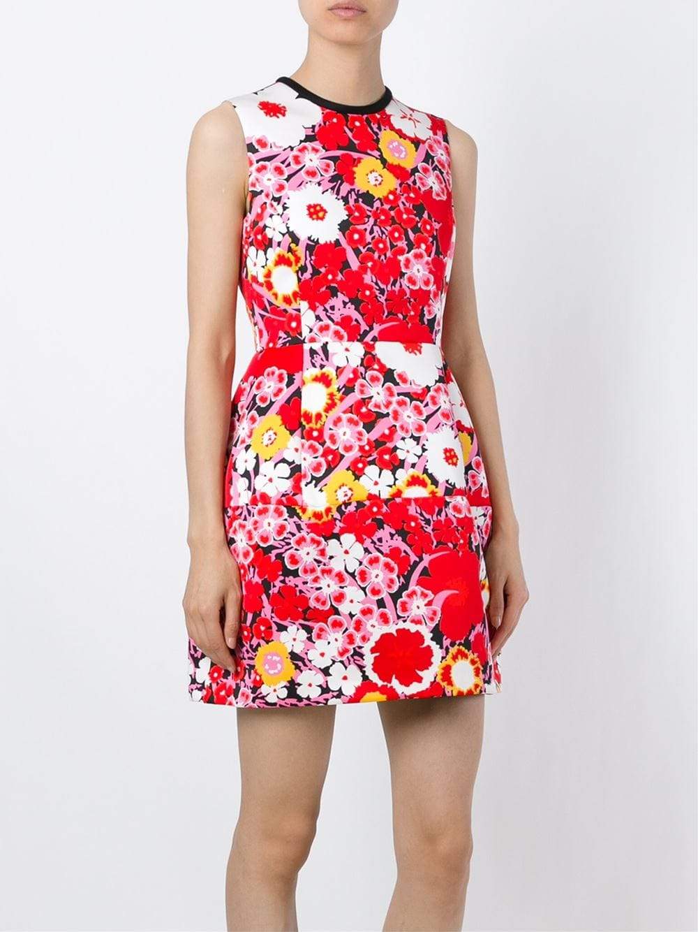 VICTORIA BY V. BECKHAM-Structured Floral Dress-