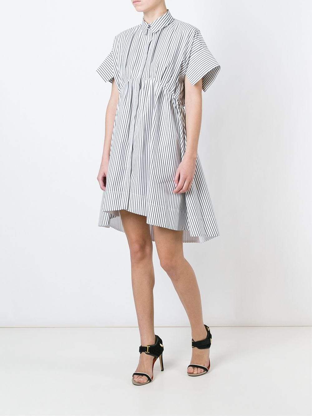 VICTORIA BY V. BECKHAM-Kick Sleeve Shirt Dress-