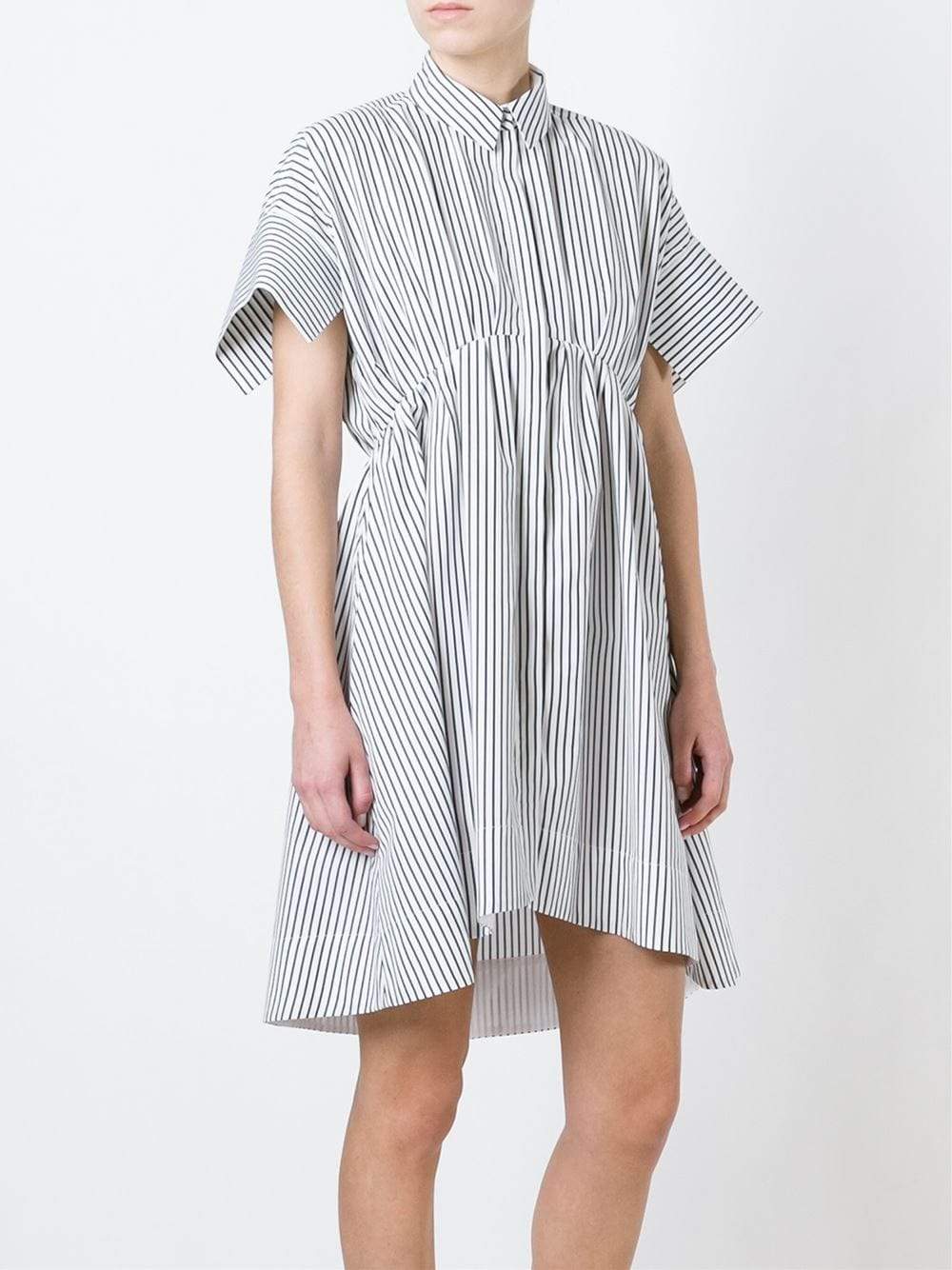 VICTORIA BY V. BECKHAM-Kick Sleeve Shirt Dress-