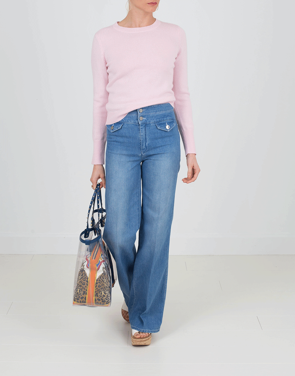 VICTORIA BY V. BECKHAM-70'S Wide Leg Jean-