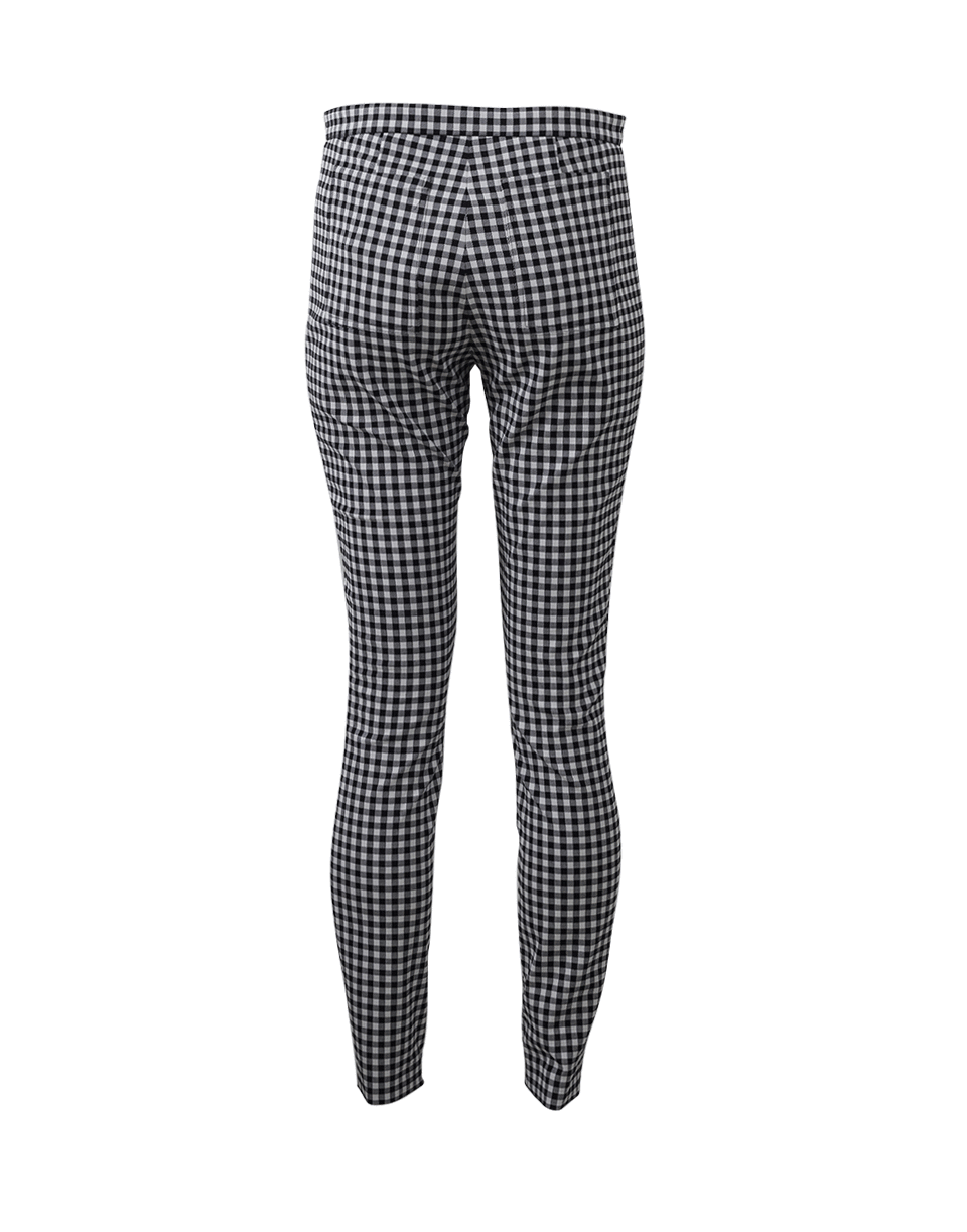 VICTORIA BY V. BECKHAM-Skinny Gingham Pant-