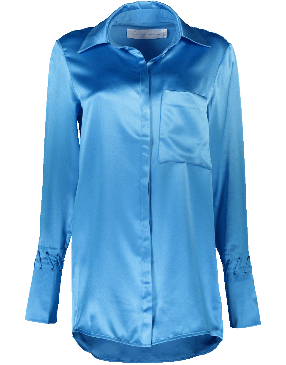 VICTORIA BY V. BECKHAM-Fluid Shirt-