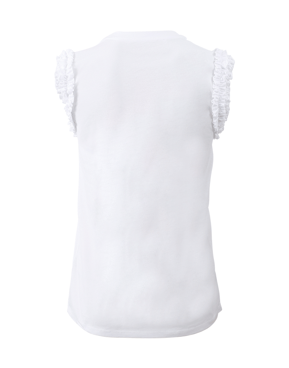 VICTORIA BY V. BECKHAM-Ruffle Detail Tee-