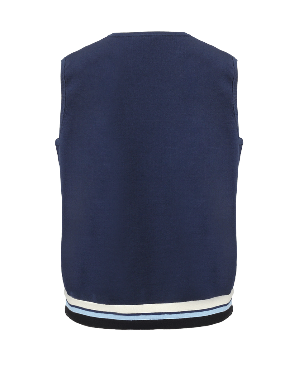 VICTORIA BY V. BECKHAM-Contrast Stripe Tank-
