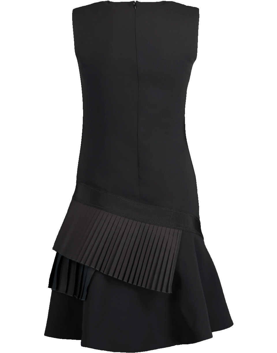 VICTORIA VICTORIA BECKHAM-Asymmetrical Pleated Dress-