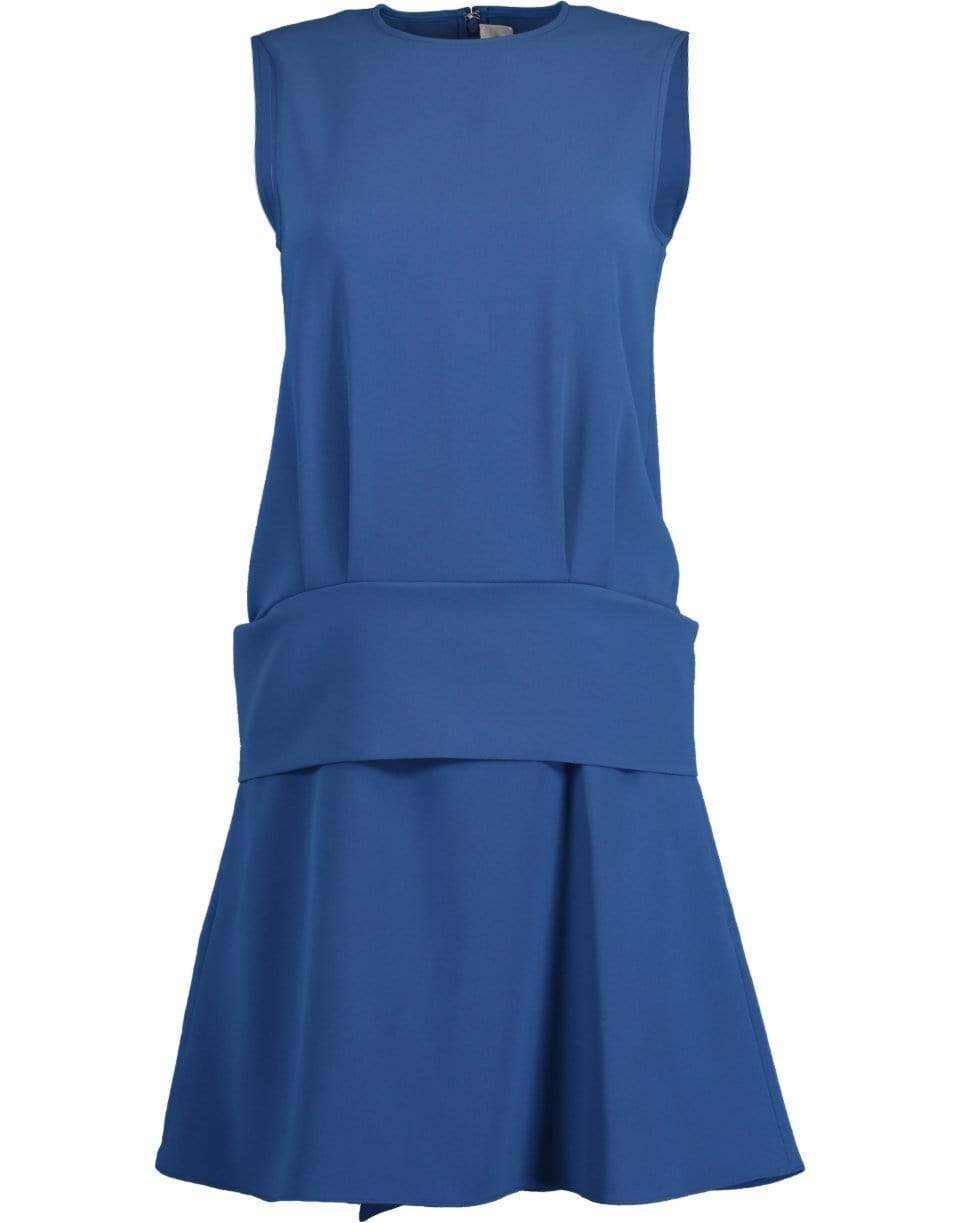 VICTORIA VICTORIA BECKHAM-Fluid Crepe Scarf Dress-
