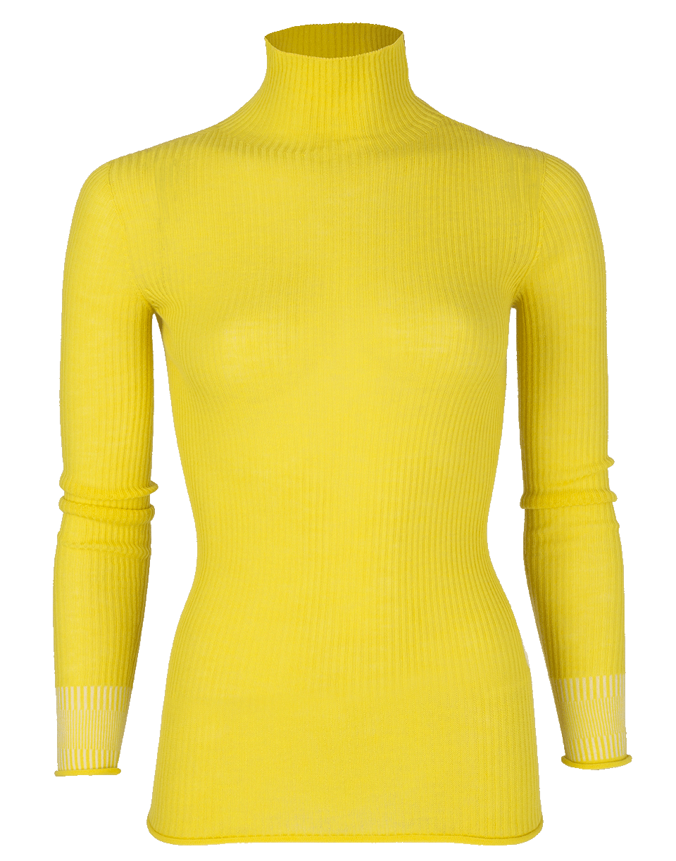 VICTORIA VICTORIA BECKHAM-Seamless Turtleneck Top-