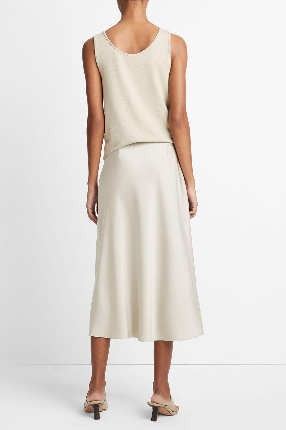 VINCE-Side Zip Slip Skirt-
