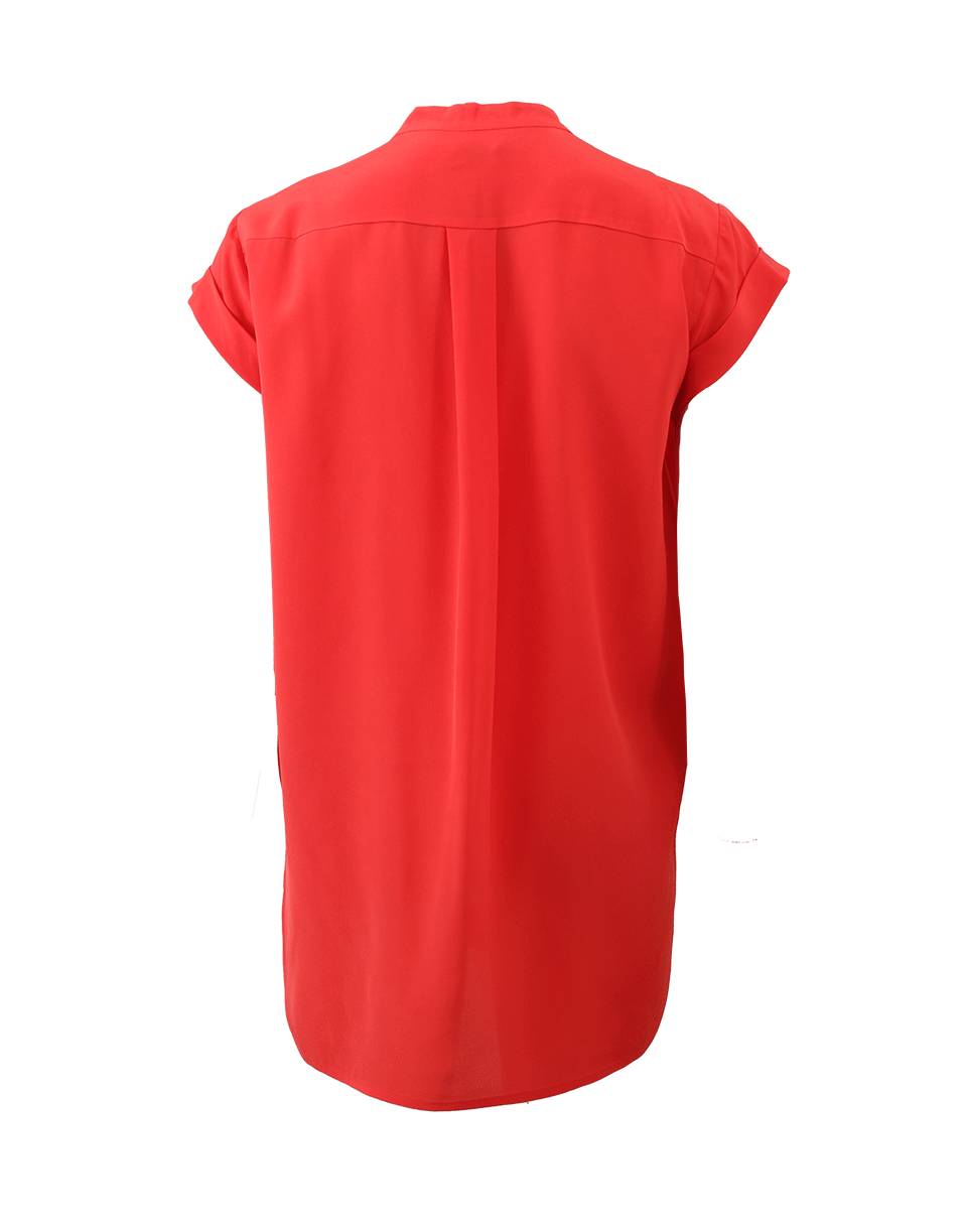 VINCE-Frayed Edge Blouse-