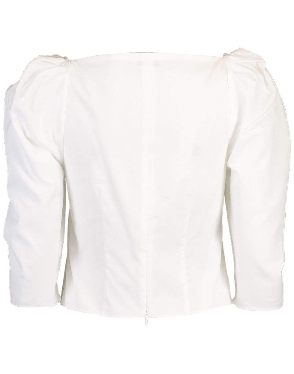 VINCE-Draped Long Sleeve Top-