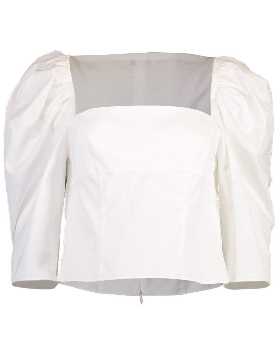 VINCE-Draped Long Sleeve Top-