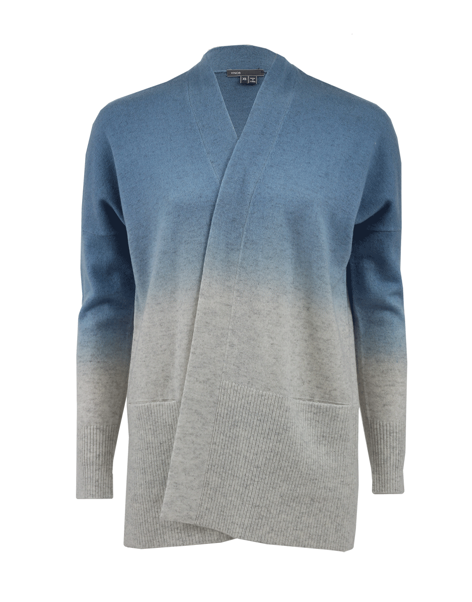 VINCE-Dip Dye Drape Cardigan-