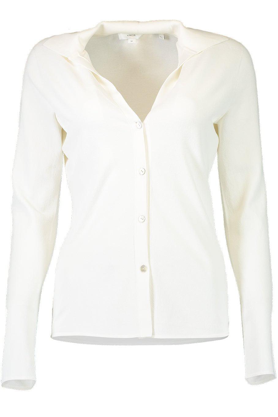VINCE-Collared Cardigan-