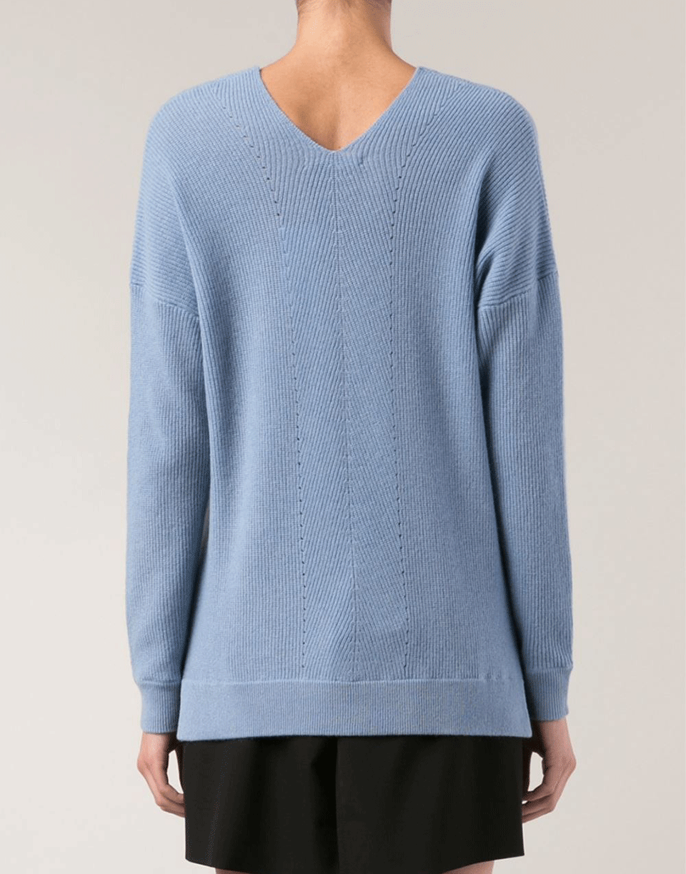 VINCE-V-Neck Knit Pullover-