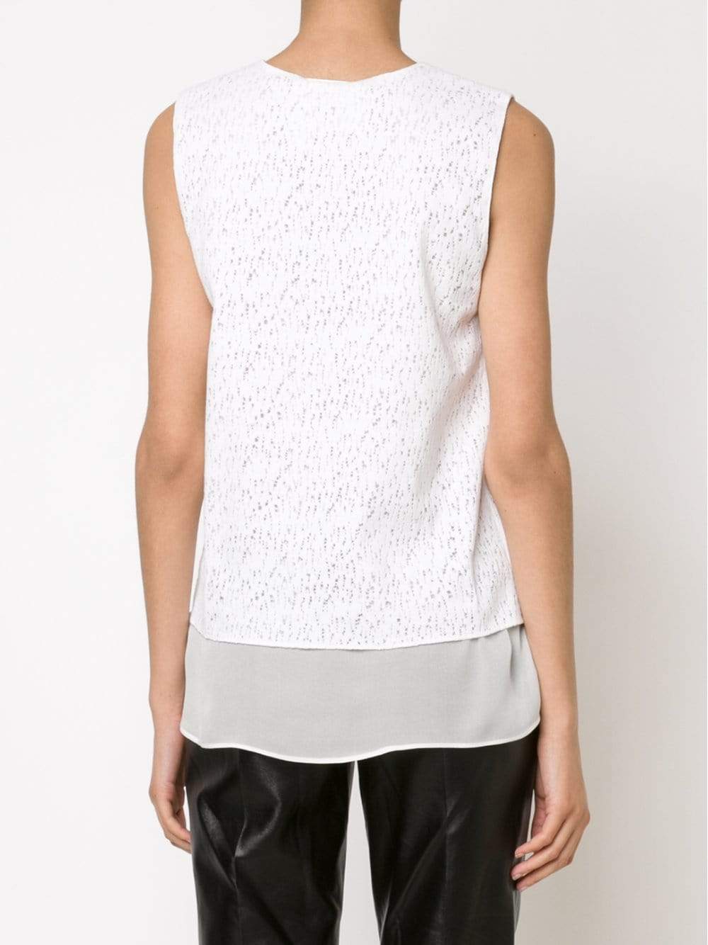 VINCE-Lace Over-Lay Tank-