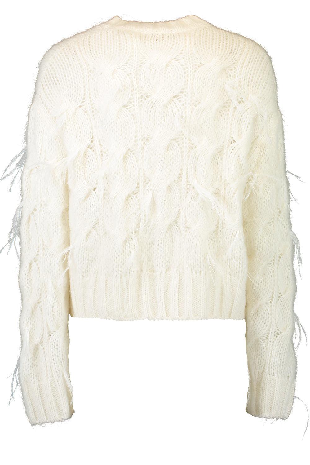 Appliquéd Cable-Knit Sweater-OFF WHITE-XS-CLOTHINGTOPSWEATER-VINCE