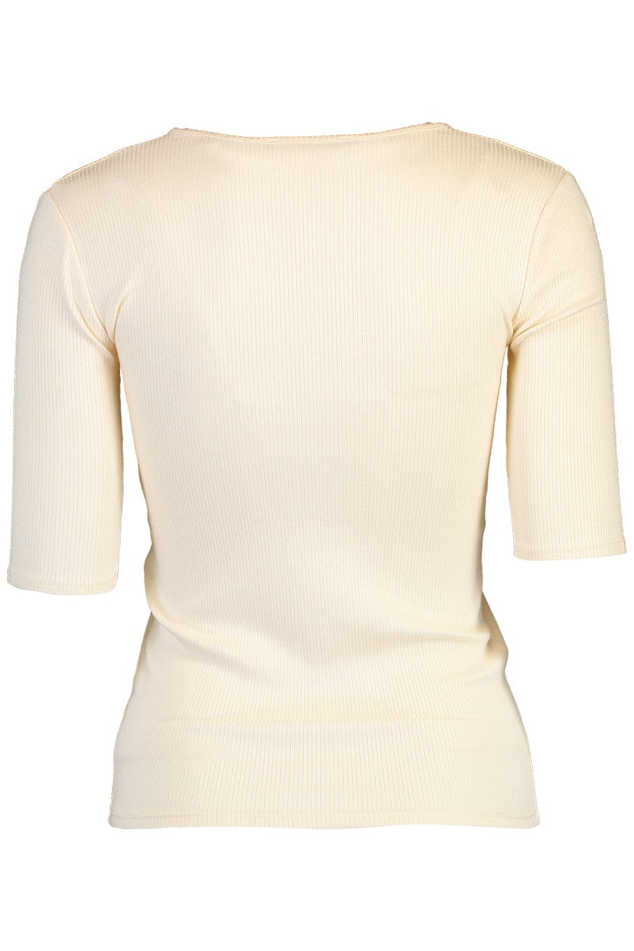 VINCE-Elbow Sleeve Crew Neck Top - Chiffon-