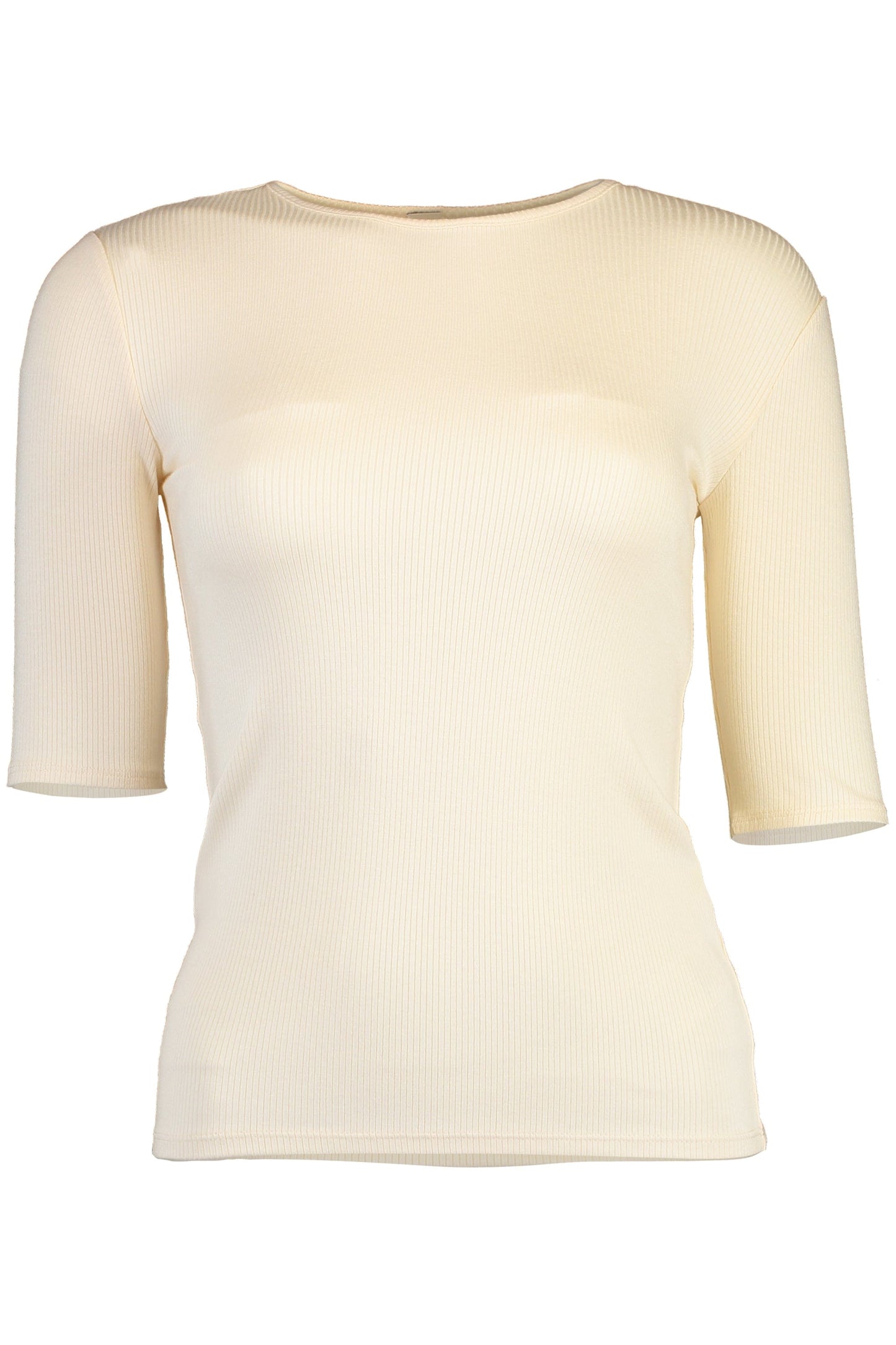 VINCE-Elbow Sleeve Crew Neck Top - Chiffon-