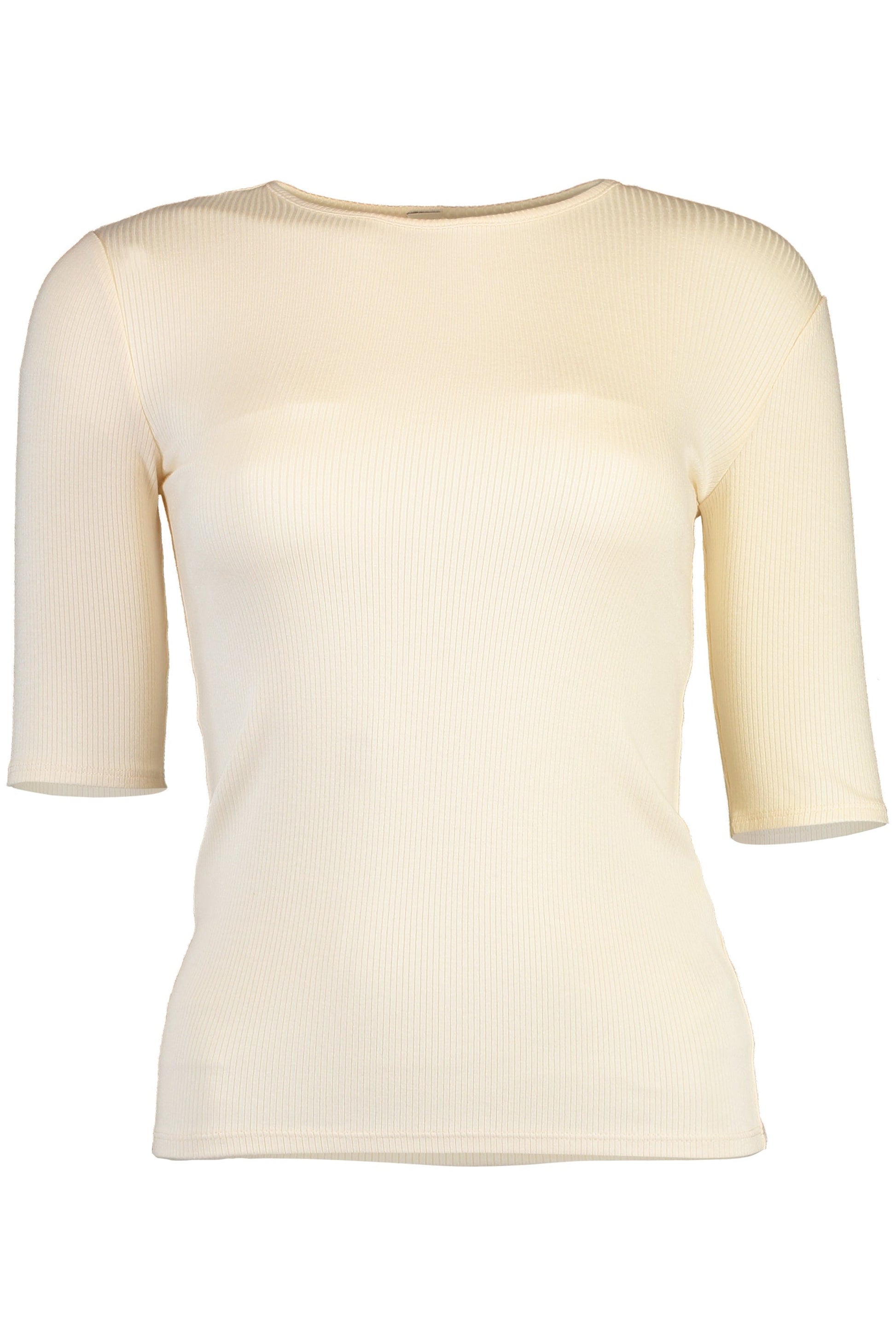 VINCE-Elbow Sleeve Crew Neck Top - Chiffon-