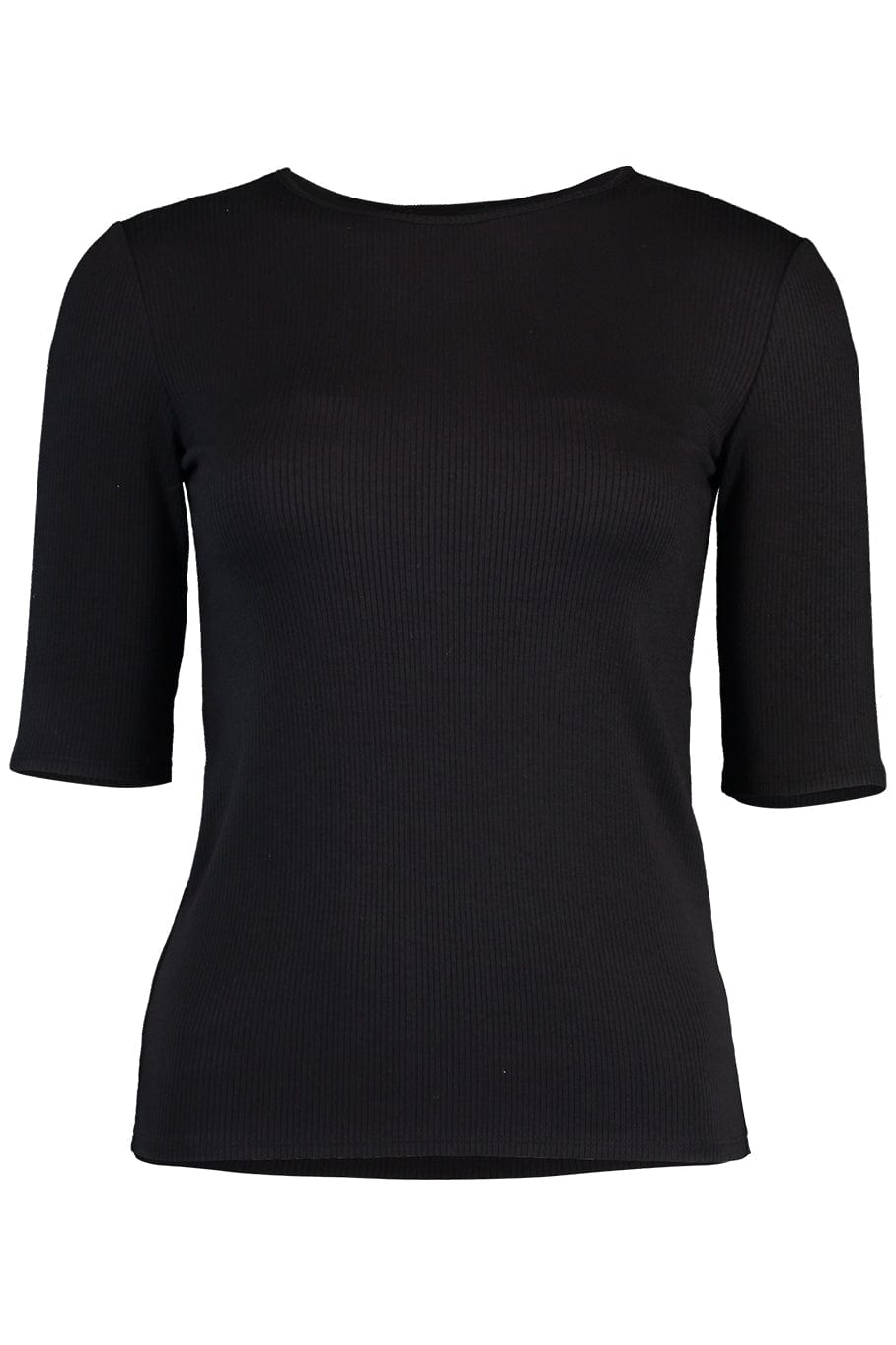 VINCE-Elbow Sleeve Crew Neck Top - Coastal-