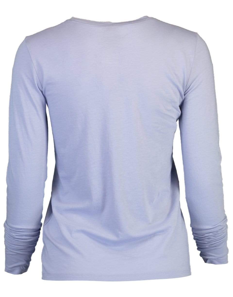 VINCE-Essential Long Sleeve Crew Top-