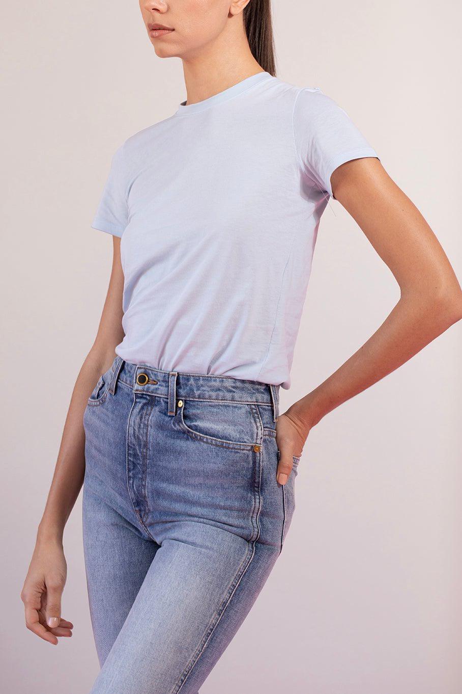 VINCE-Essential Crewneck Tee - Sky-