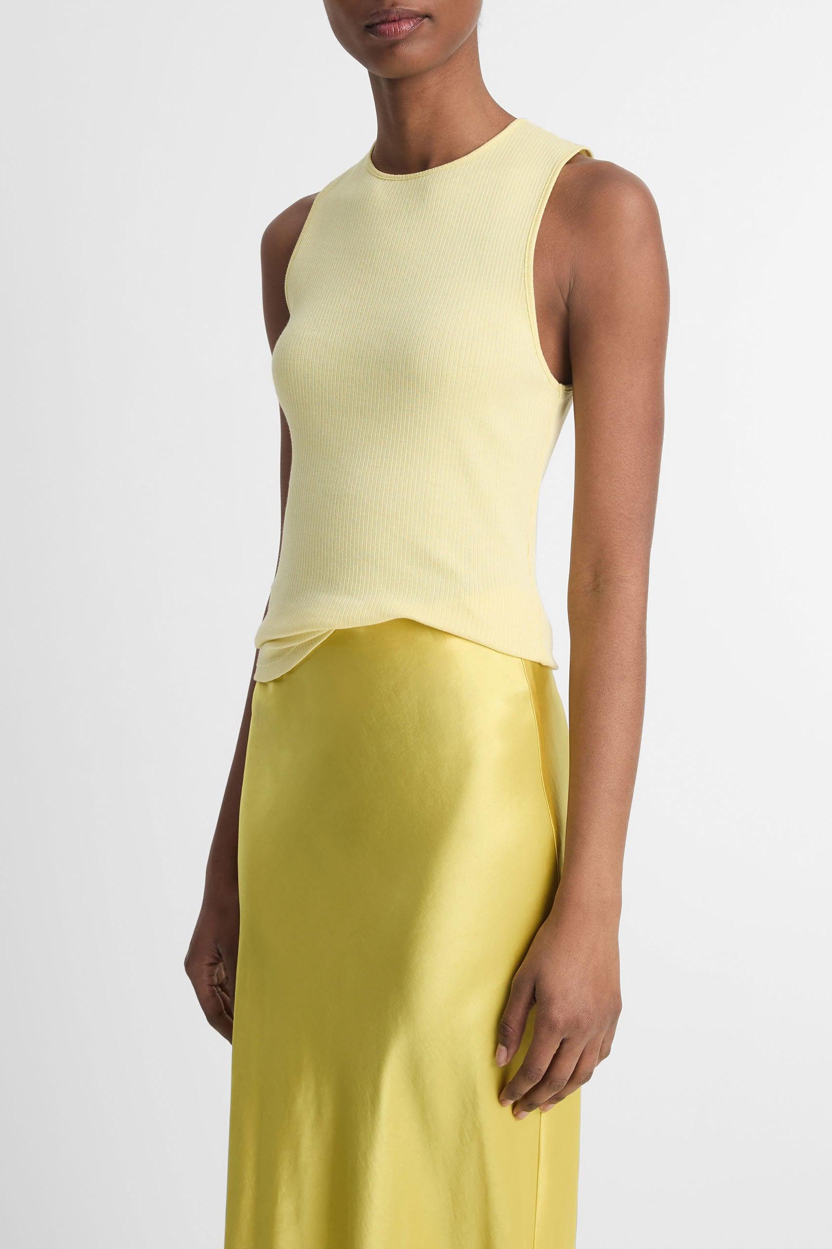 VINCE-Ribbed Pima Shell-