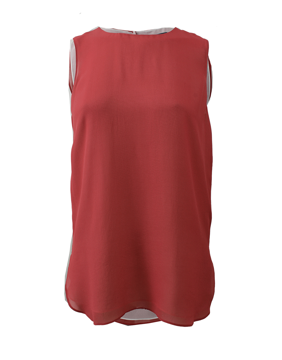 VINCE-Colorblock Double Layer Tank-