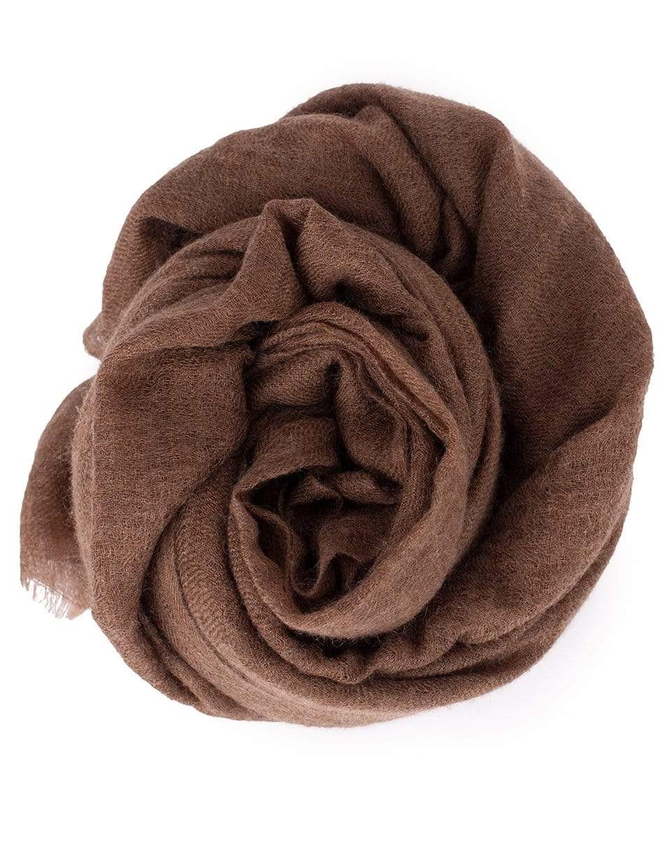VINTAGE SHADES-Brown Cashmere Scarf-DKCOFFEE