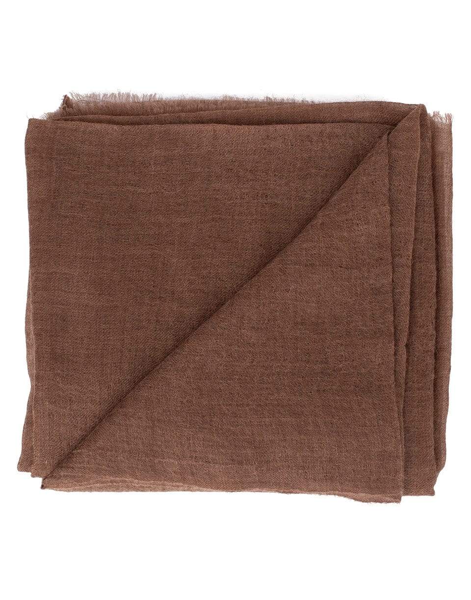VINTAGE SHADES-Brown Cashmere Scarf-DKCOFFEE