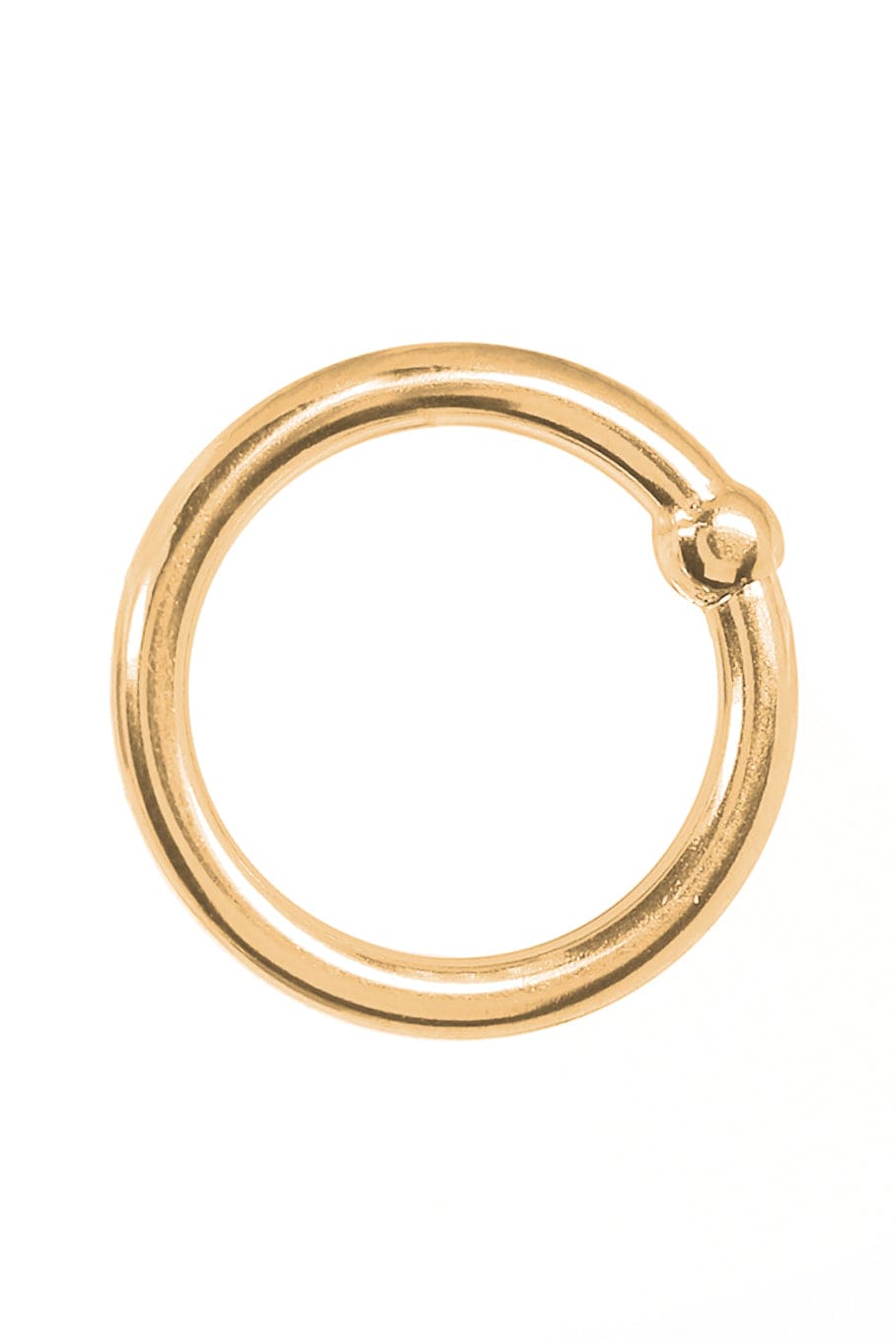 VIRA-Fixed Bead Ring - 16G-YELLOW GOLD